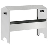 Vidaxl voederbak voor vee zilver 79 x 35 x 62 cm gegalvaniseerd staal