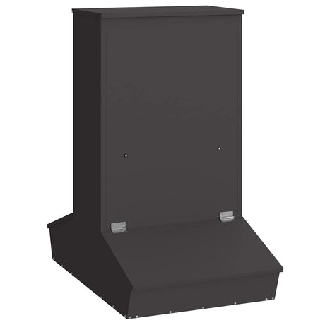 Vidaxl varkensvoeder zwart 82 x 51 x 91,5 cm 20 kg koudgewalst staal