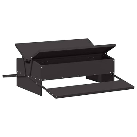 Vidaxl kippen treadle voeder zwart 75 x 53 x 20,5 cm 10 kg