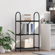 Vidaxl boekenkast 3-laags 60 x 30 x 109 cm bewerkt hout zwart eiken