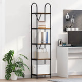 Vidaxl boekenkast 5-laags 40 x 30 x 183 cm bewerkt hout oudhout