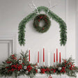 Vidaxl kerstkrans 2 st groen 20 m pvc