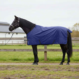 Vidaxl paardendeken donkergroen en zwart 75 cm polyester
