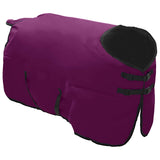 Vidaxl paardendeken donkergroen en zwart 105 cm polyester