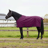 Vidaxl paardendeken donkergroen en zwart 135 cm polyester