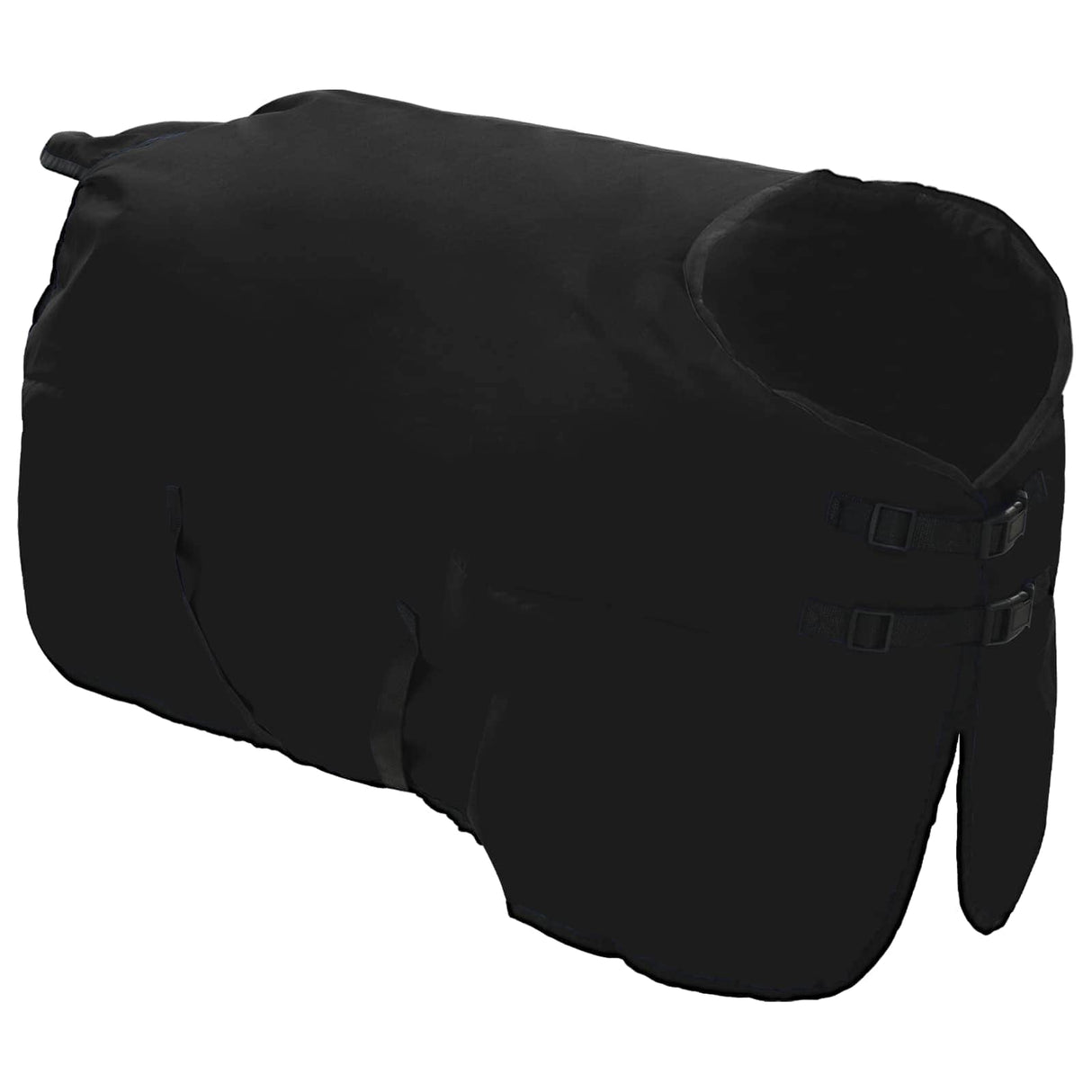 Vidaxl paardendeken donkergroen en zwart 145 cm polyester