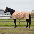 Vidaxl paardendeken cappuccino 165 cm polyester
