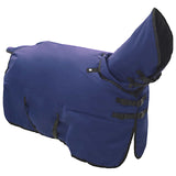 Vidaxl paardendeken donkergroen en zwart 95 cm polyester