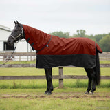 Vidaxl paardendeken donkergroen en zwart 85 cm polyester