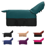 Vidaxl paardendeken donkergroen en zwart 135 cm polyester