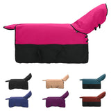 Vidaxl paardendeken roze en zwart 165 cm polyester