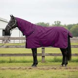 Vidaxl paardendeken donkergroen en zwart 135 cm polyester