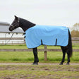 Vidaxl paardendeken volledige aqua 105 cm polyester fleece