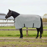 Vidaxl paardendeken volledig lichtgrijs en roze 105 cm