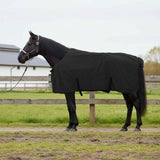 Vidaxl paardendeken zwart polyester