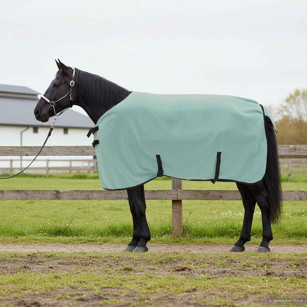 Vidaxl paardendeken speciale groen polyester