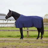 Vidaxl paardendeken marineblauw 125 cm polyester