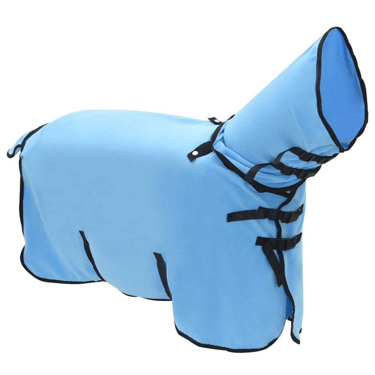 Vidaxl paardendeken volledige aqua 75 cm polyester