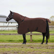 Vidaxl paardendeken volledig donkerbruin 125 cm polyester fleece