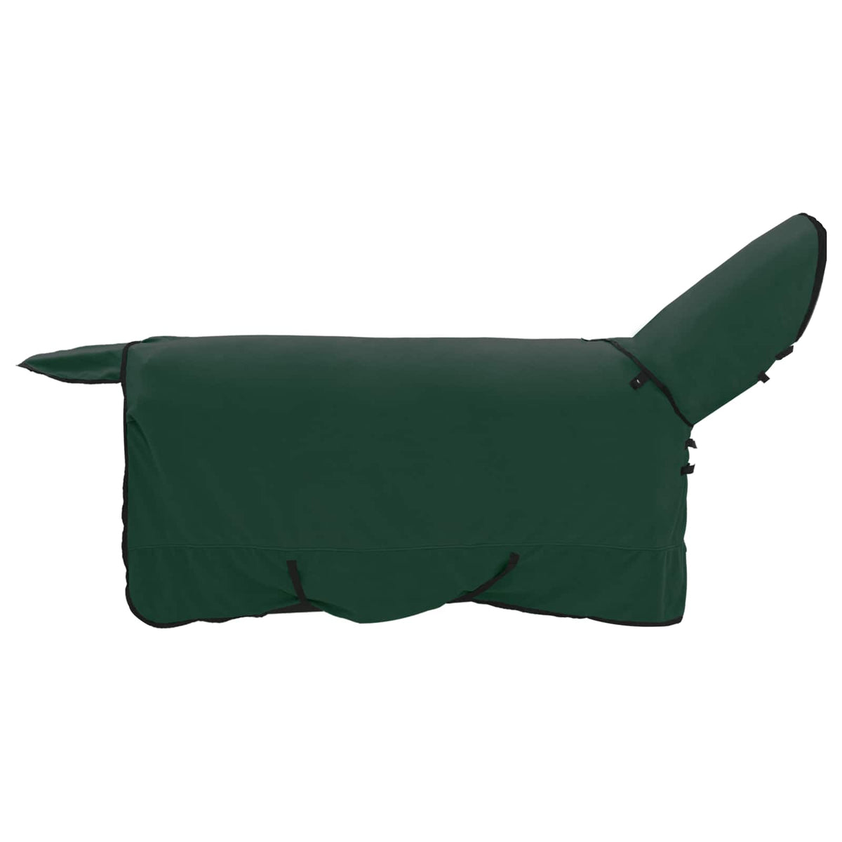 Vidaxl paardendeken donkergroen 165 cm polyester fleece