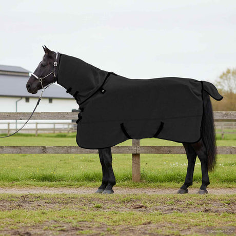 Vidaxl paardendeken zwart 145 cm polyester fleece