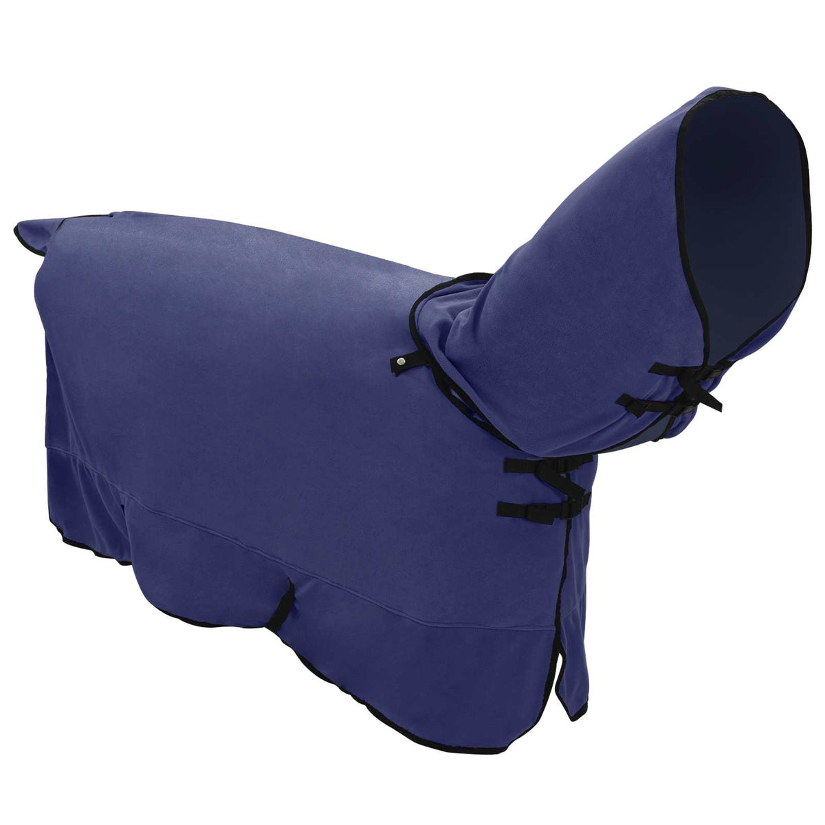 Vidaxl paardendeken marineblauw 165 cm polyester fleece