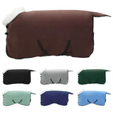 Vidaxl paardendeken volledig donkerbruin 95 cm polar fleece