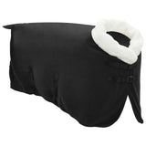 Vidaxl paardendeken zwart 75 cm polar fleece