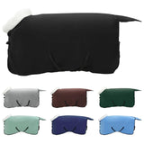Vidaxl paardendeken zwart 105 cm polar fleece
