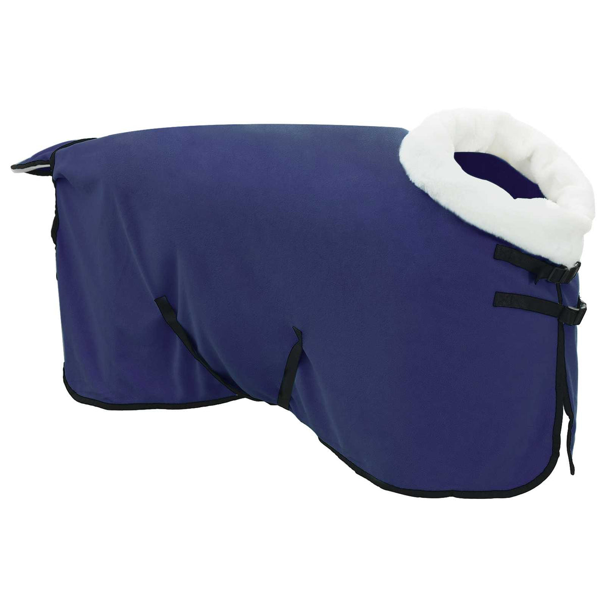 Vidaxl paardendeken marineblauw 105 cm polar fleece