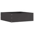 Vidaxl gazonrand 40 x 40 x 13 cm staal zwart