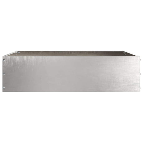 Vidaxl gazonrand 50 x 50 x 13 cm roestvrij staal zilver