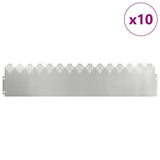 Vidaxl gazonranden 10 st 103 x 0,05 x 22 cm gegalvaniseerd staal
