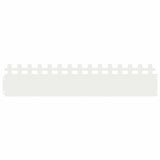 Vidaxl gazonranden 10 st 103 x 0,05 x 22 cm staal wit