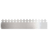 Vidaxl gazonranden 10 pcs zilver 103 x 0,05 x 22 cm roestvrij staal