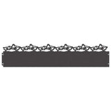 Vidaxl gazonranden 20 st 103 x 0,05 x 22 cm staal zwart