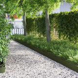 Vidaxl gazonranden 30 pcs olijf groen 103 x 0,05 x 22 cm staal