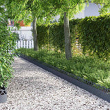 Vidaxl gazonranden 10 pcs antraciet 103 x 0,05 x 22 cm staal