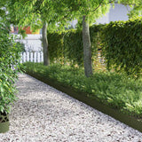 Vidaxl gazonranden 10 pcs olijf groen 103 x 0,05 x 22 cm staal