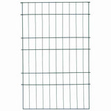 Vidaxl vijverhekken set 8 st 50 x 80 cm staal groen
