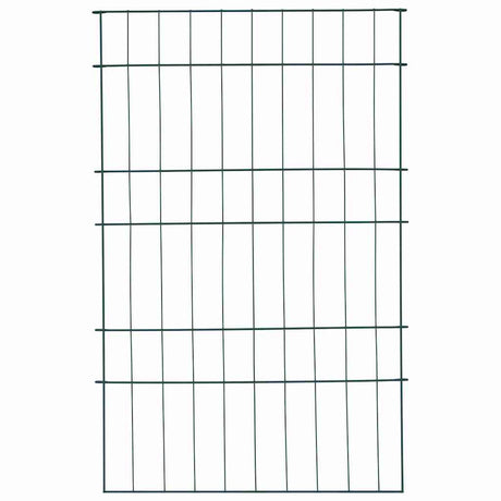 Vidaxl vijverhekken set 8 st 50 x 80 cm staal groen