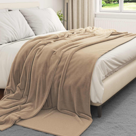 Vidaxl kleden 6 st camel 220 x 240 cm 8.24 kg fleece