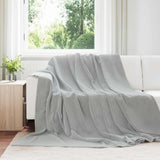 Vidaxl kleden 6 pcs grijs 240 x 270 cm fleece