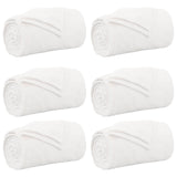 Vidaxl kleden 6 pcs wit 130 x 150 cm fleece