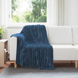 Vidaxl plaid marineblauw 150 x 130 cm 0.45 kg fleece