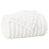 Vidaxl gooi deken wit 150 x 130 cm fleece