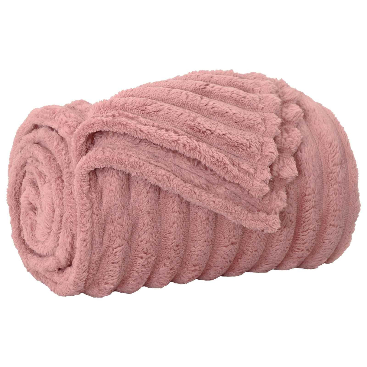 Vidaxl gooi deken roze 200 x 150 cm fleece