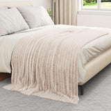 Vidaxl kleden 6 pcs beige 200 x 150 cm fleece