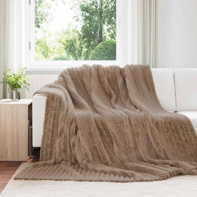 Vidaxl kleden 6 st camel 240 x 220 cm 8.24 kg fleece