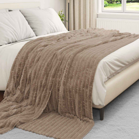 Vidaxl kleden 6 st camel 240 x 220 cm 8.24 kg fleece